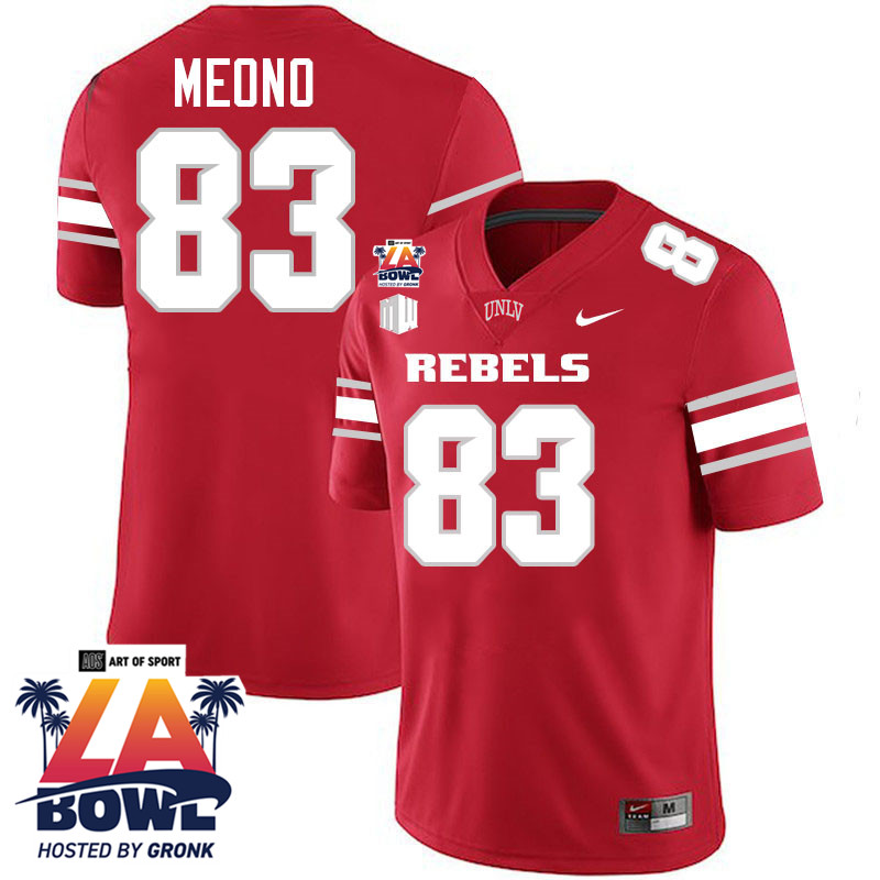 Andre Meono LA Bowl Jersey,UNLV Rebels 2024 LA Bowl Jersey-Scarlet